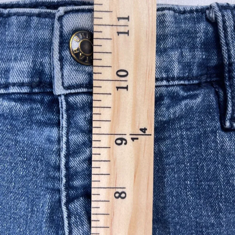 Urban Star Jeans Mens 36 x 29 Blue Denim Cotton 5-Pockets High-Rise Straight Leg